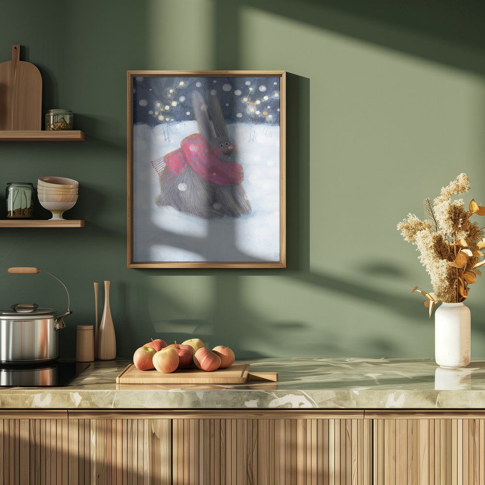 Rabbit - Stretched Canvas, Poster or Fine Art Print I Heart Wall Art