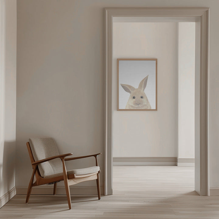 Rabbit - Stretched Canvas, Poster or Fine Art Print I Heart Wall Art