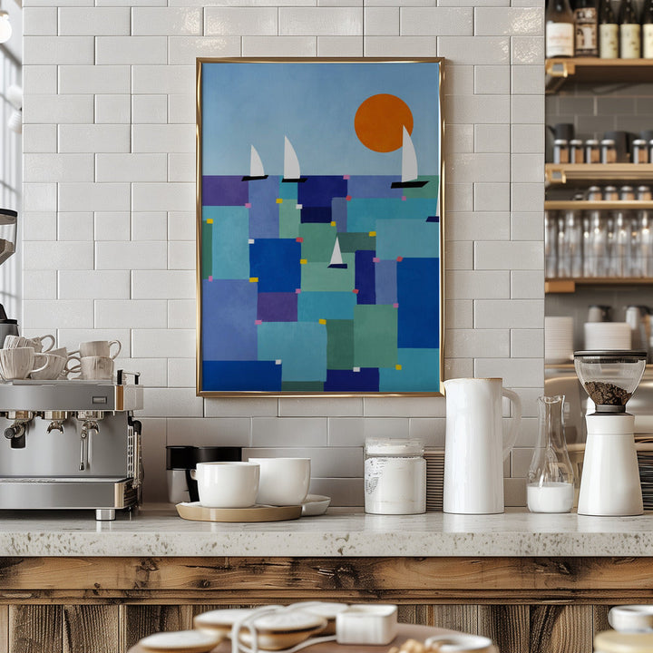 Radiant Ocean Voyage - Stretched Canvas, Poster or Fine Art Print I Heart Wall Art