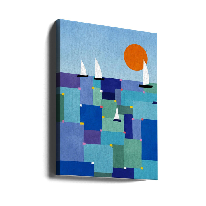 Radiant Ocean Voyage - Stretched Canvas, Poster or Fine Art Print I Heart Wall Art