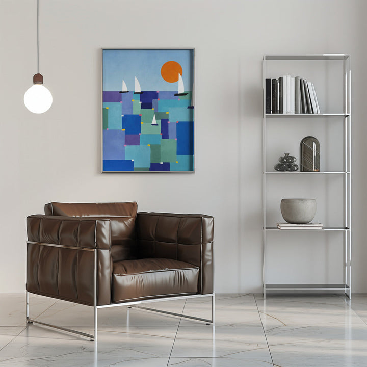 Radiant Ocean Voyage - Stretched Canvas, Poster or Fine Art Print I Heart Wall Art