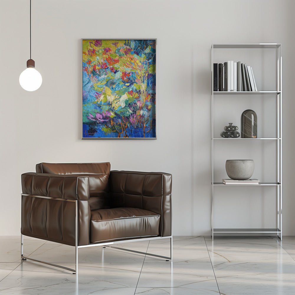 Radiant Pond Sonata - Stretched Canvas, Poster or Fine Art Print I Heart Wall Art