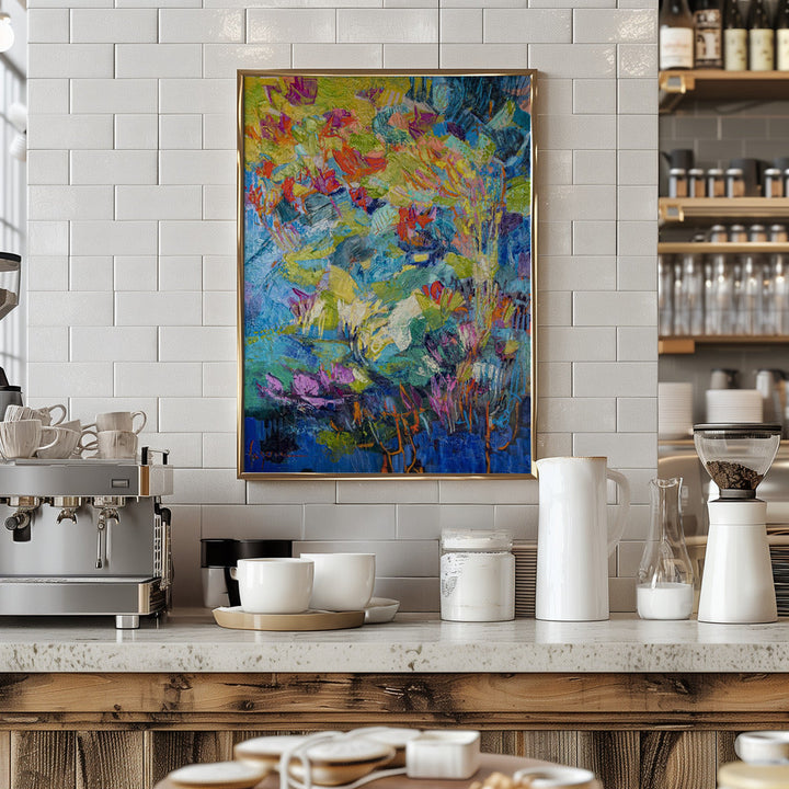 Radiant Pond Sonata - Stretched Canvas, Poster or Fine Art Print I Heart Wall Art