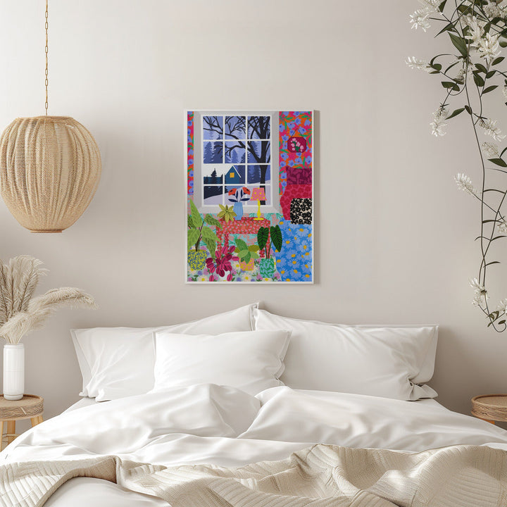 9933x14043 Din 108 Winter View - Stretched Canvas, Poster or Fine Art Print I Heart Wall Art