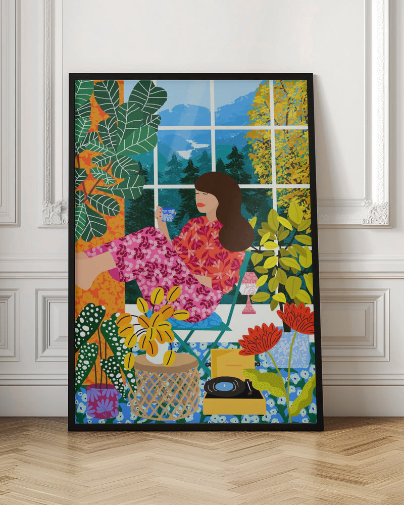 9933x14043 Din 111 Listening To the Sound of Nature - Stretched Canvas, Poster or Fine Art Print I Heart Wall Art