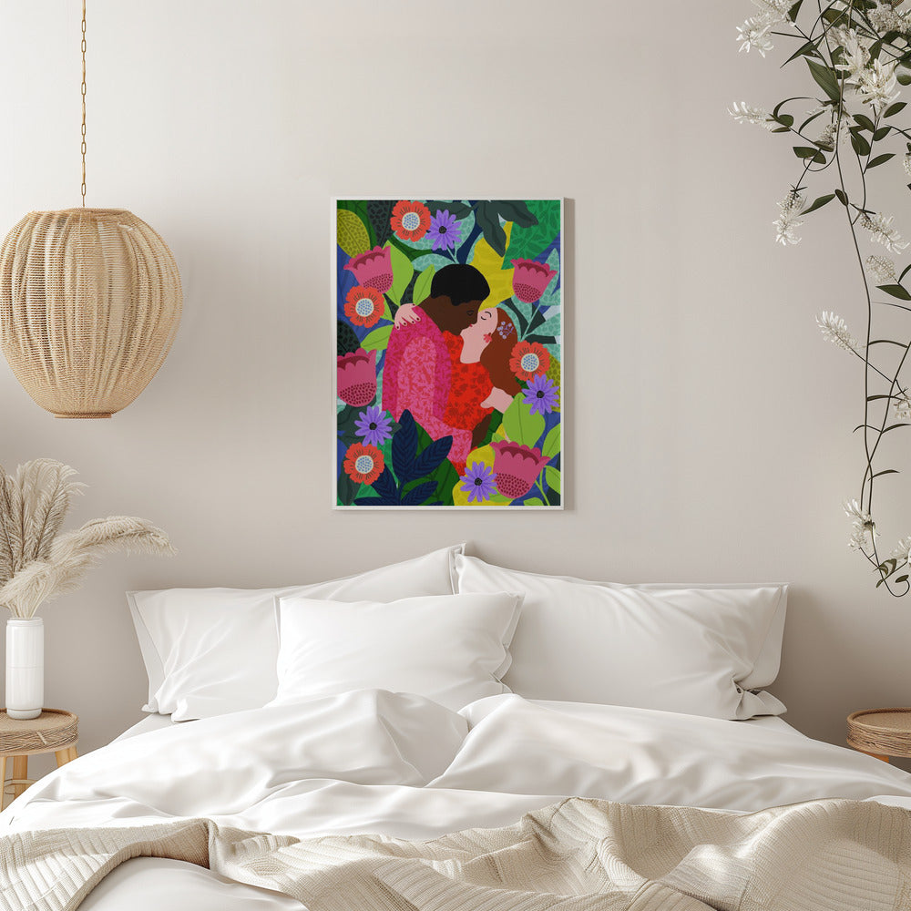 9933x14043 Din 130 May Your Love Blossom 1 - Stretched Canvas, Poster or Fine Art Print I Heart Wall Art