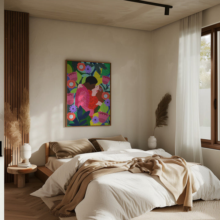 9933x14043 Din 130 May Your Love Blossom 1 - Stretched Canvas, Poster or Fine Art Print I Heart Wall Art