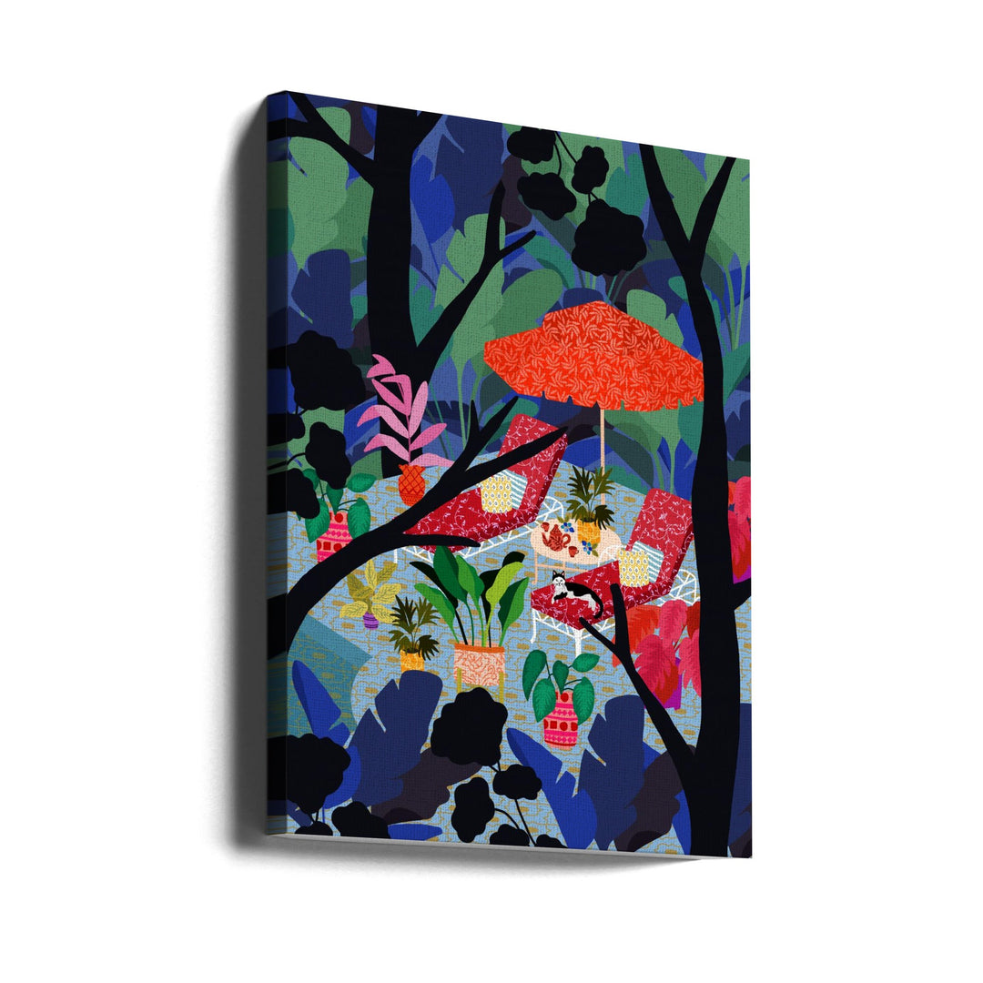 9933x14043 Din 133 Pool In the Middle of Nature - Stretched Canvas, Poster or Fine Art Print I Heart Wall Art