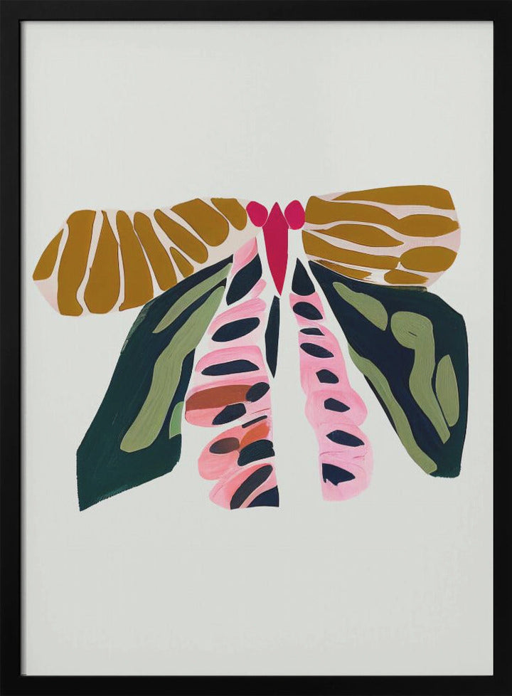 9933x14043 Din 140 Abstract Butterfly.png - Stretched Canvas, Poster or Fine Art Print I Heart Wall Art