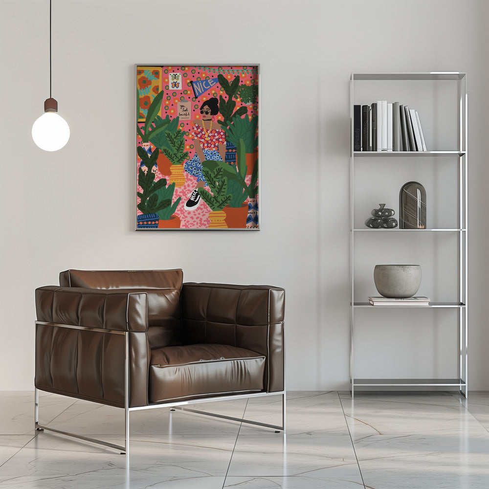 9933x14043 Din 3 - Stretched Canvas, Poster or Fine Art Print I Heart Wall Art