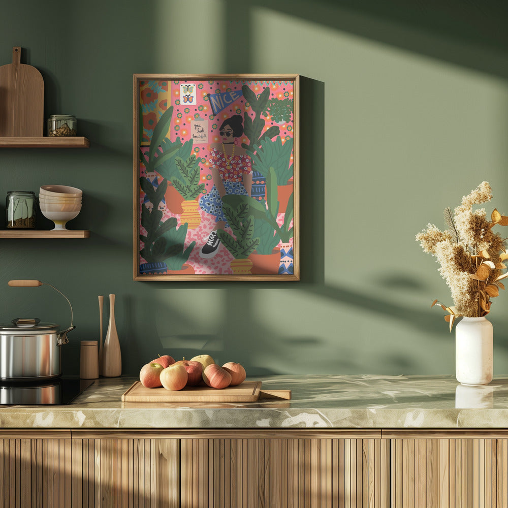 9933x14043 Din 3 - Stretched Canvas, Poster or Fine Art Print I Heart Wall Art
