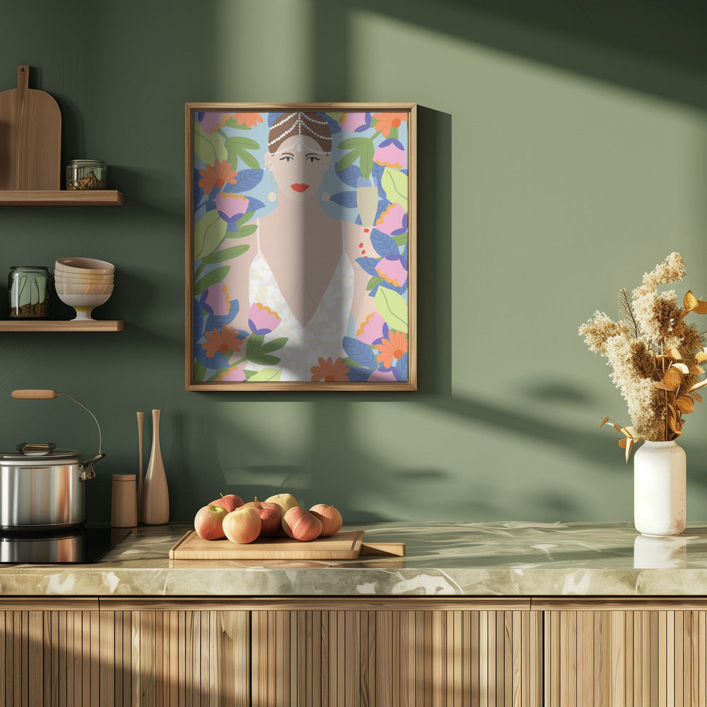 9933x14043 Din 40 - Stretched Canvas, Poster or Fine Art Print I Heart Wall Art