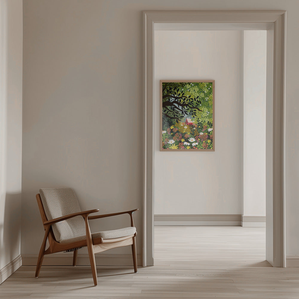 9933x14043 Din 48 My Dream House - Stretched Canvas, Poster or Fine Art Print I Heart Wall Art