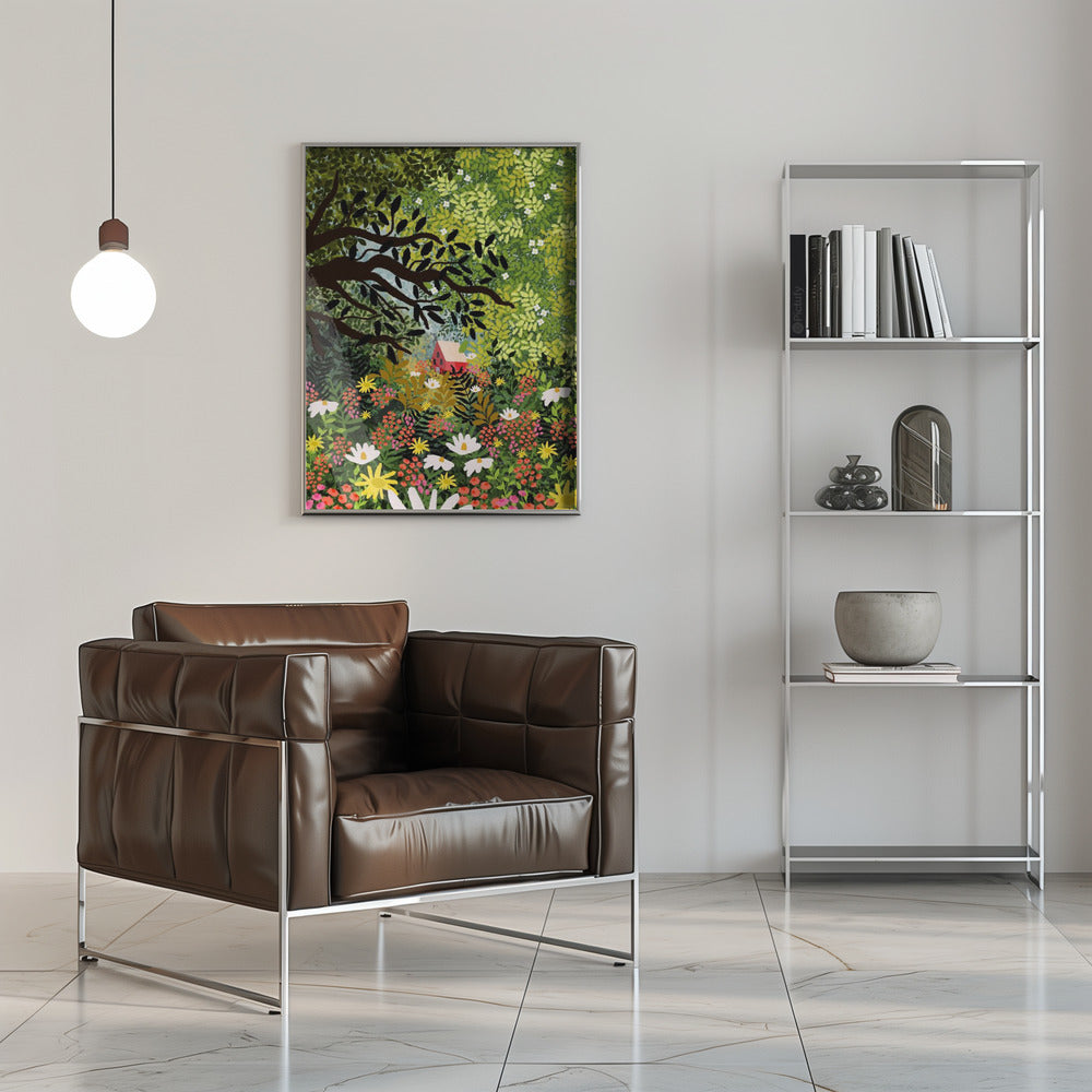 9933x14043 Din 48 My Dream House - Stretched Canvas, Poster or Fine Art Print I Heart Wall Art