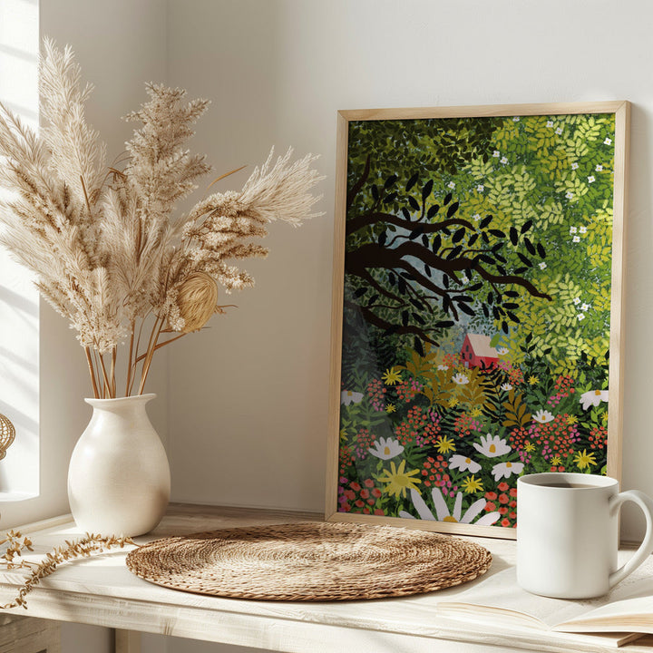 9933x14043 Din 48 My Dream House - Stretched Canvas, Poster or Fine Art Print I Heart Wall Art