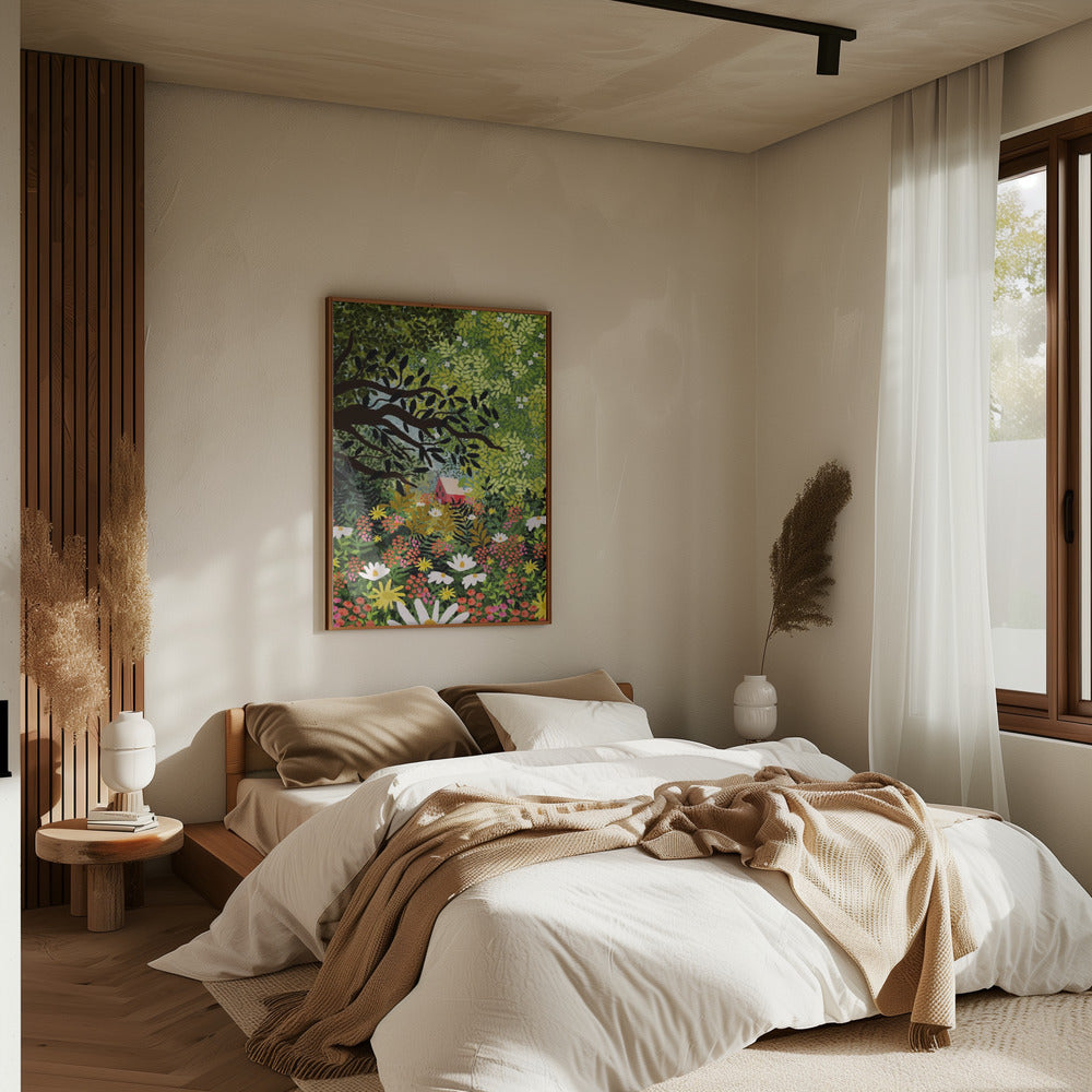 9933x14043 Din 48 My Dream House - Stretched Canvas, Poster or Fine Art Print I Heart Wall Art