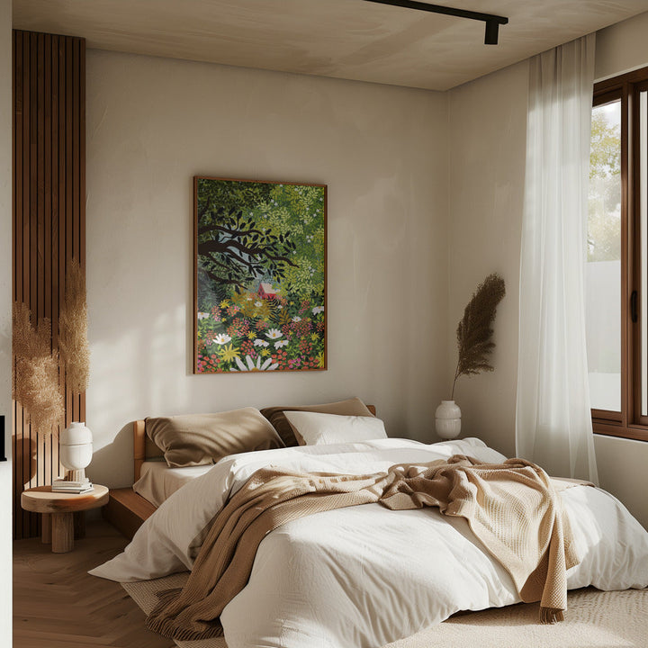 9933x14043 Din 48 My Dream House - Stretched Canvas, Poster or Fine Art Print I Heart Wall Art