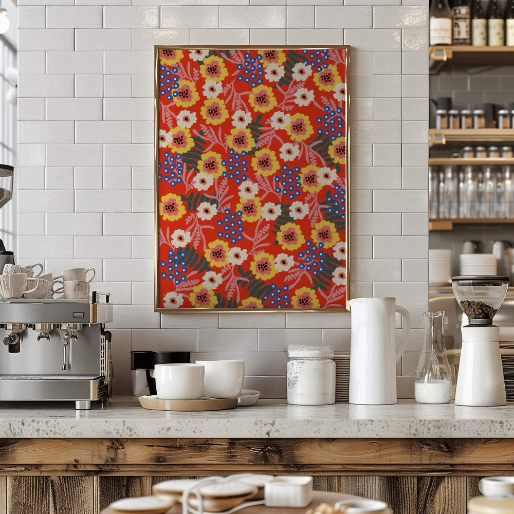 9933x14043 Din 5 - Stretched Canvas, Poster or Fine Art Print I Heart Wall Art