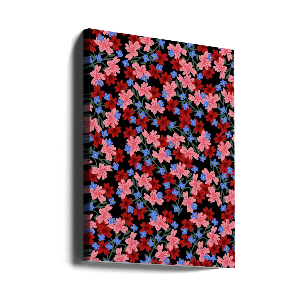 9933x14043 Din 50 Romantic Floral - Stretched Canvas, Poster or Fine Art Print I Heart Wall Art