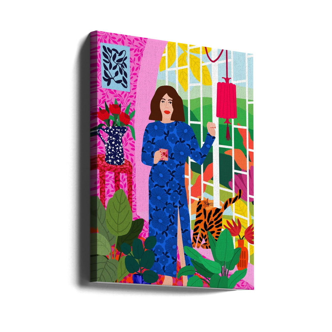 9933x14043 Din 57 Getting My Early Morning Tea - Stretched Canvas, Poster or Fine Art Print I Heart Wall Art
