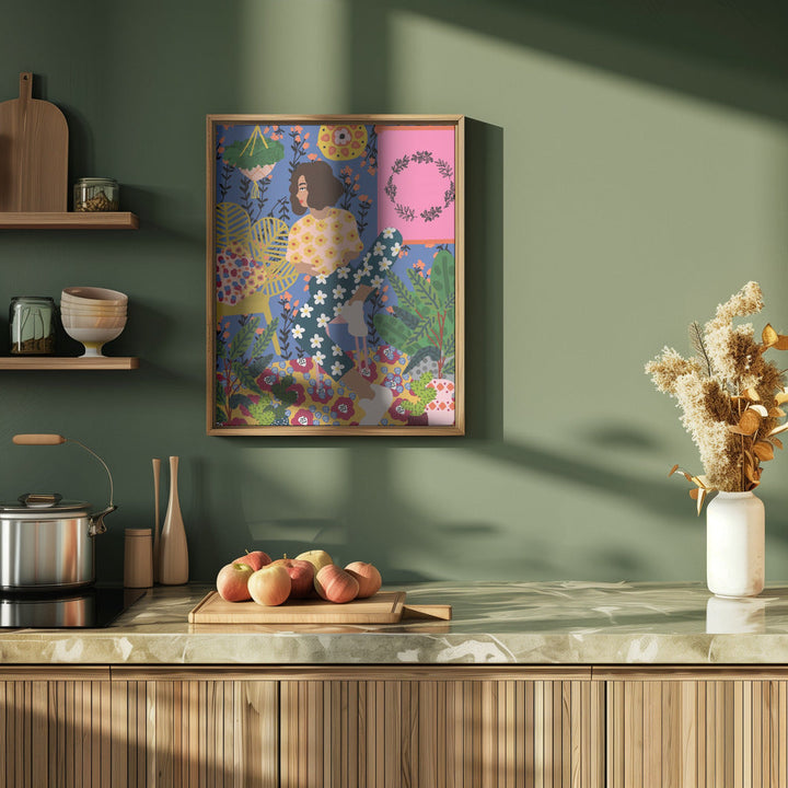 9933x14043 Din 6 - Stretched Canvas, Poster or Fine Art Print I Heart Wall Art