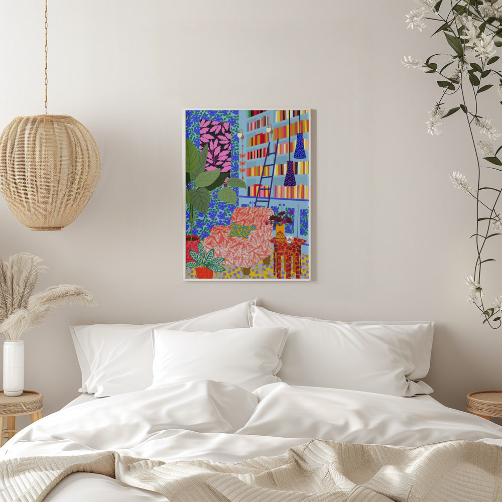 9933x14043 Din 65 My Own Space To  Read.png - Stretched Canvas, Poster or Fine Art Print I Heart Wall Art