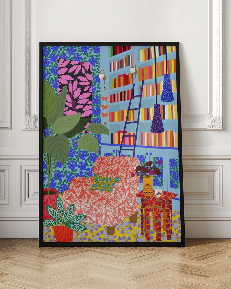 9933x14043 Din 65 My Own Space To  Read.png - Stretched Canvas, Poster or Fine Art Print I Heart Wall Art