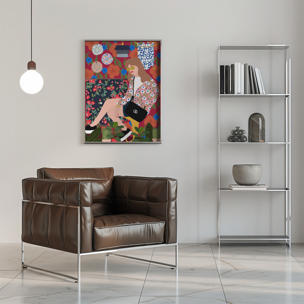 9933x14043 Din 7 - Stretched Canvas, Poster or Fine Art Print I Heart Wall Art