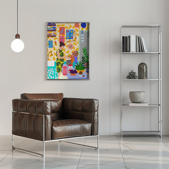9933x14043 Din 77 - Stretched Canvas, Poster or Fine Art Print I Heart Wall Art