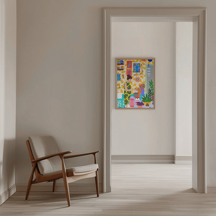 9933x14043 Din 77 - Stretched Canvas, Poster or Fine Art Print I Heart Wall Art