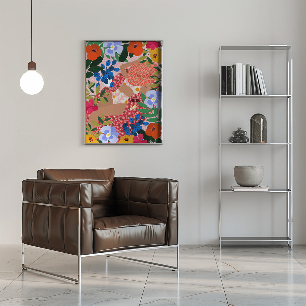 9933x14043 Din 82 Sleeping Under the Sun - Stretched Canvas, Poster or Fine Art Print I Heart Wall Art