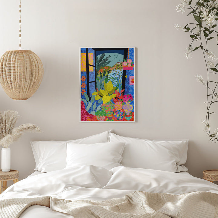 9933x14043 Din 85 View From My Window - Stretched Canvas, Poster or Fine Art Print I Heart Wall Art