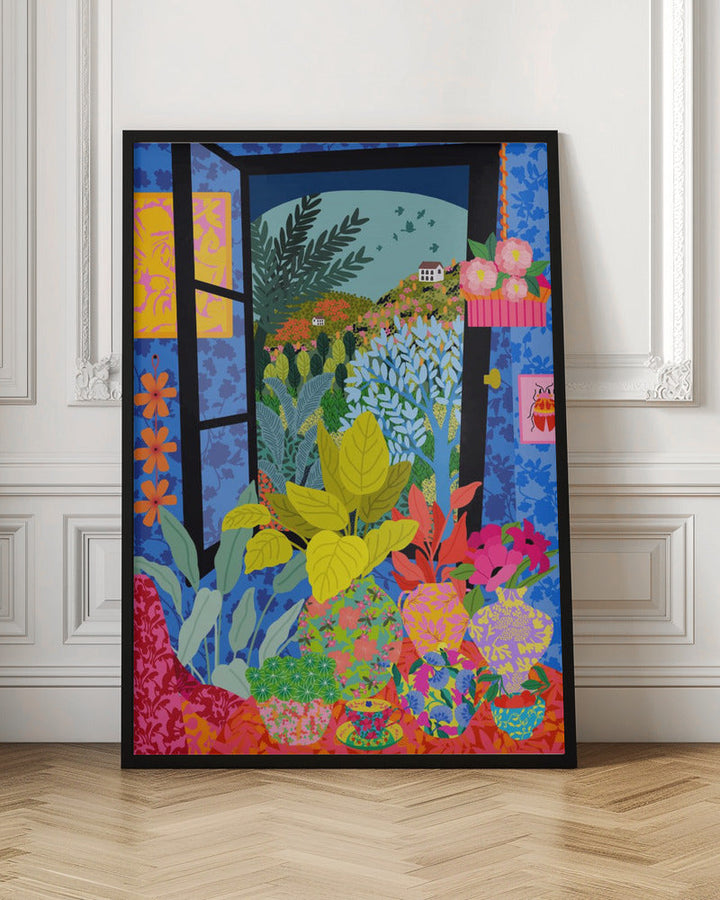 9933x14043 Din 85 View From My Window - Stretched Canvas, Poster or Fine Art Print I Heart Wall Art