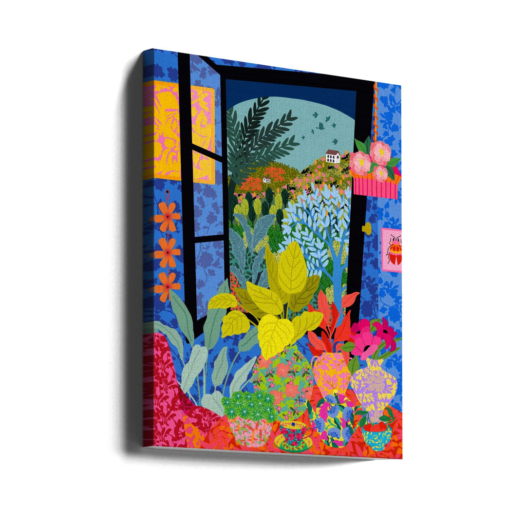 9933x14043 Din 85 View From My Window - Stretched Canvas, Poster or Fine Art Print I Heart Wall Art