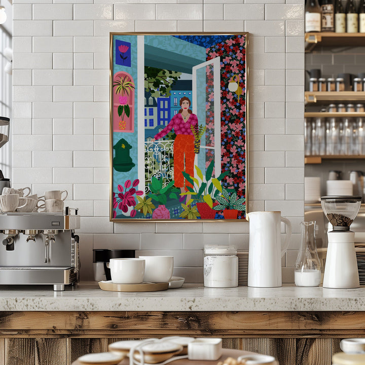 9933x14043 Din 89 Decorating My Apartment - Stretched Canvas, Poster or Fine Art Print I Heart Wall Art