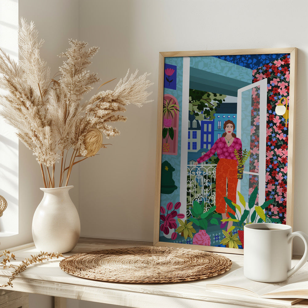 9933x14043 Din 89 Decorating My Apartment - Stretched Canvas, Poster or Fine Art Print I Heart Wall Art
