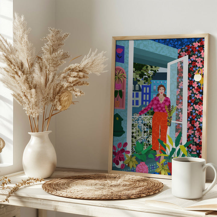 9933x14043 Din 89 Decorating My Apartment - Stretched Canvas, Poster or Fine Art Print I Heart Wall Art