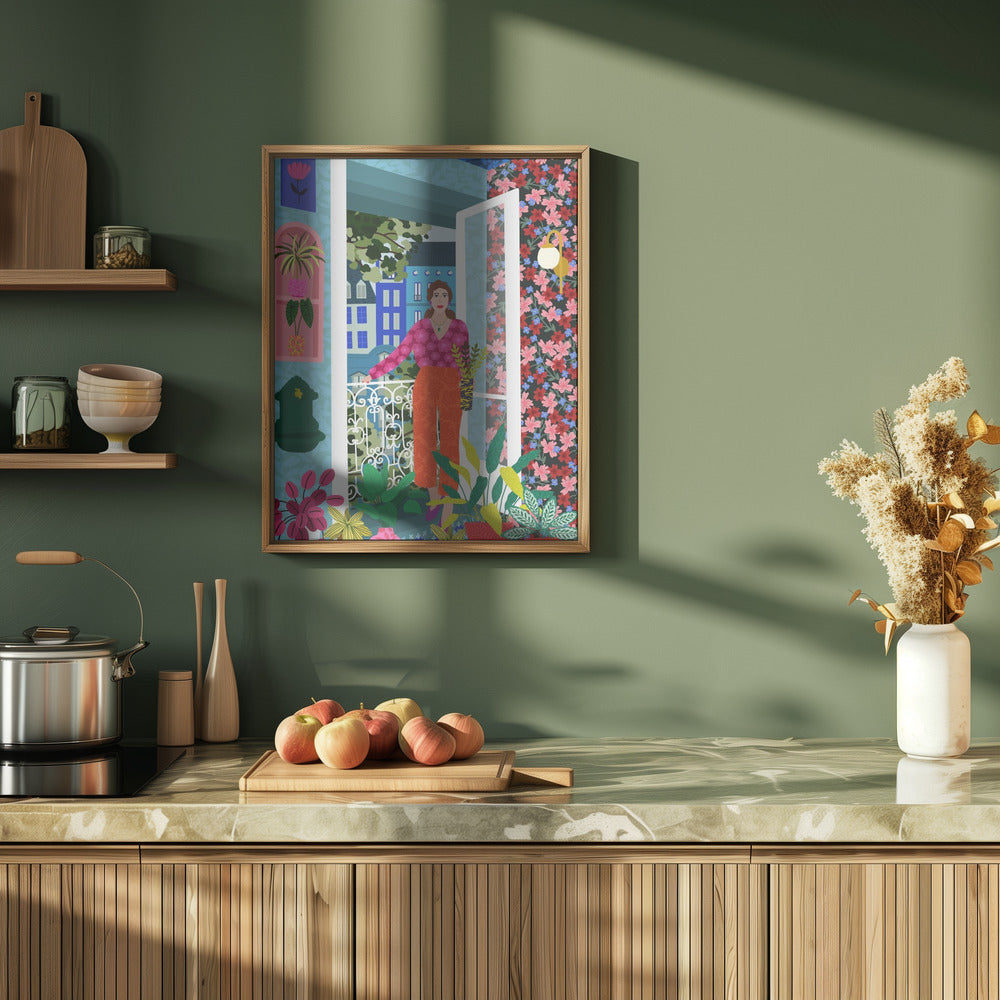 9933x14043 Din 89 Decorating My Apartment - Stretched Canvas, Poster or Fine Art Print I Heart Wall Art