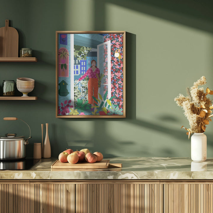9933x14043 Din 89 Decorating My Apartment - Stretched Canvas, Poster or Fine Art Print I Heart Wall Art