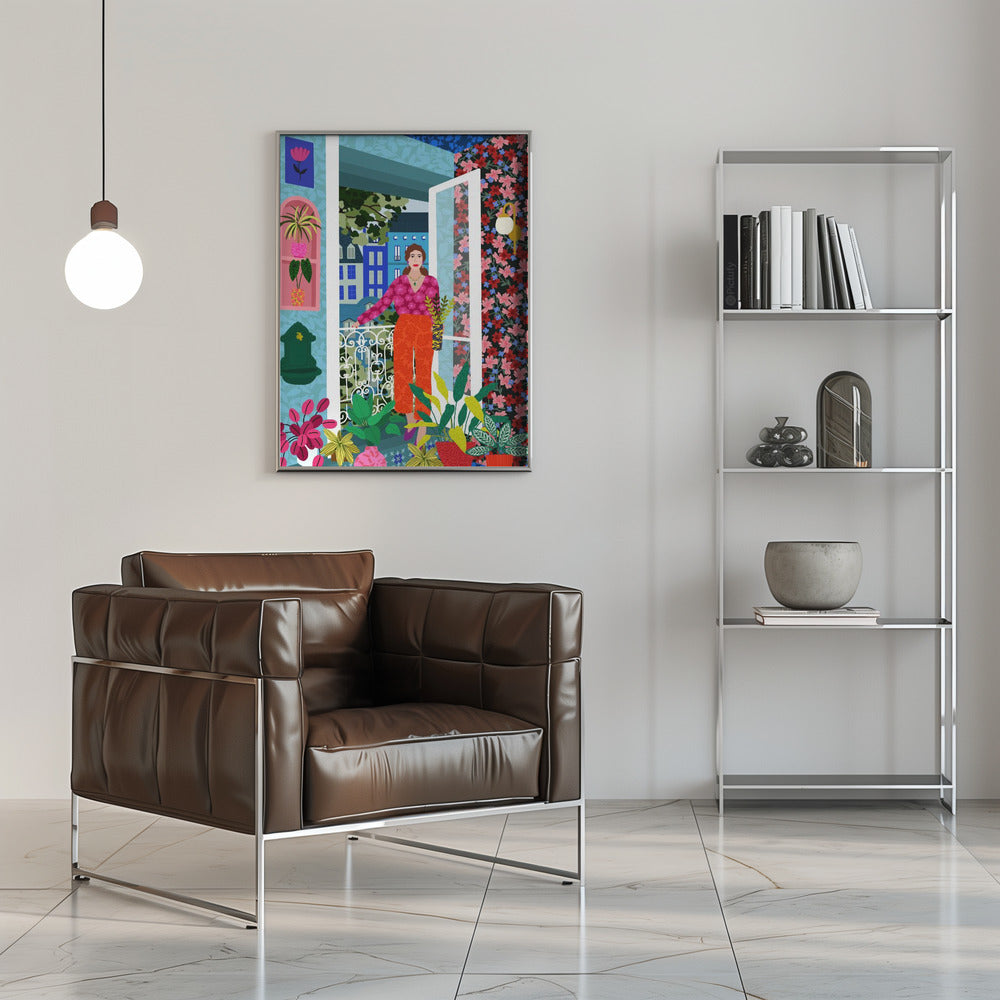 9933x14043 Din 89 Decorating My Apartment - Stretched Canvas, Poster or Fine Art Print I Heart Wall Art