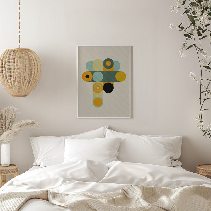 Rainbow Plus Shapes9 - Stretched Canvas, Poster or Fine Art Print I Heart Wall Art