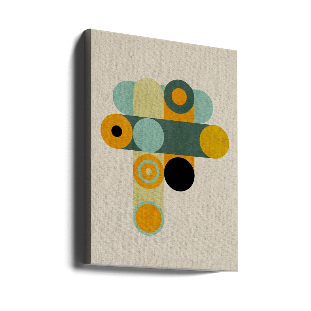 Rainbow Plus Shapes9 - Stretched Canvas, Poster or Fine Art Print I Heart Wall Art