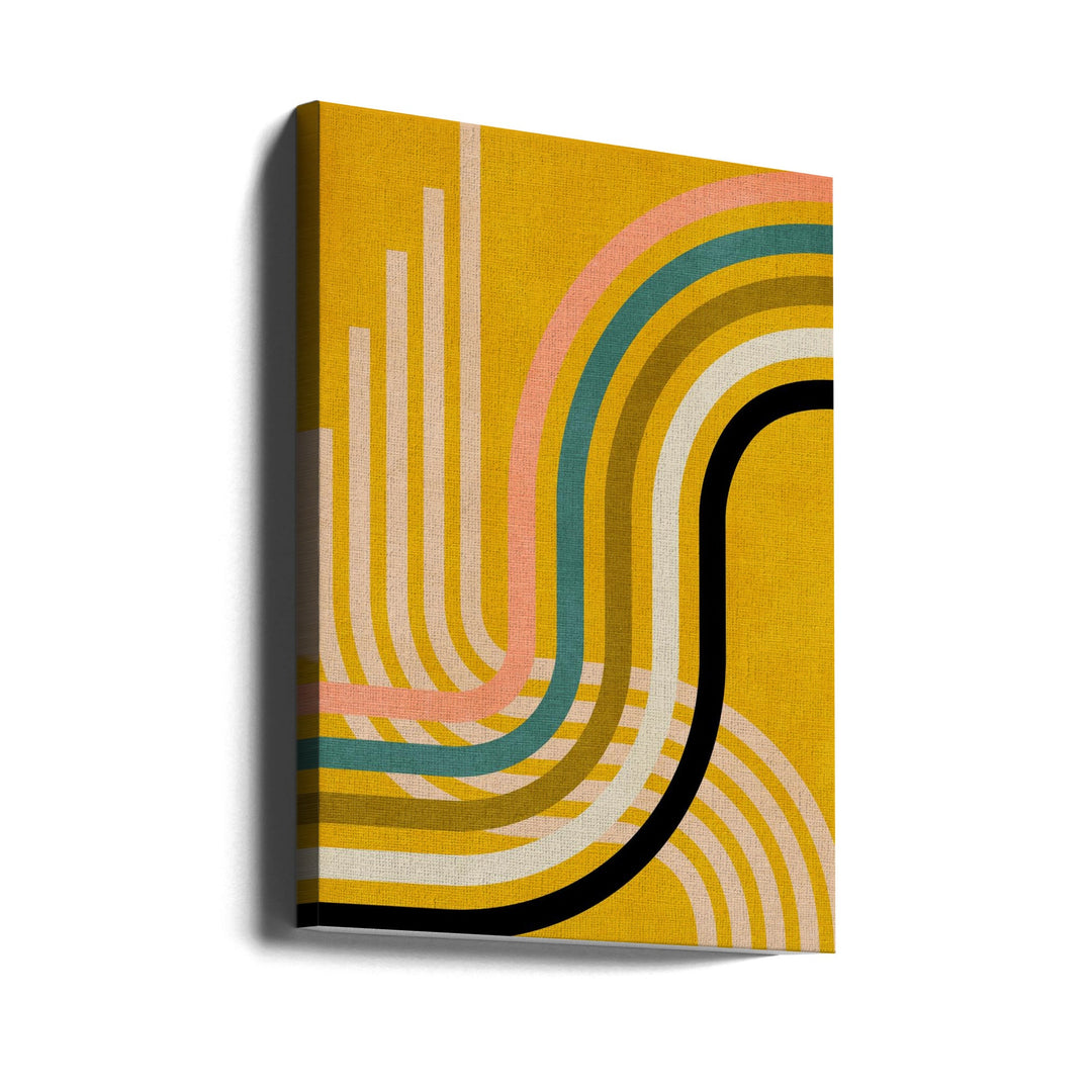 Rainbow Suns 9 Kopie - Stretched Canvas, Poster or Fine Art Print I Heart Wall Art