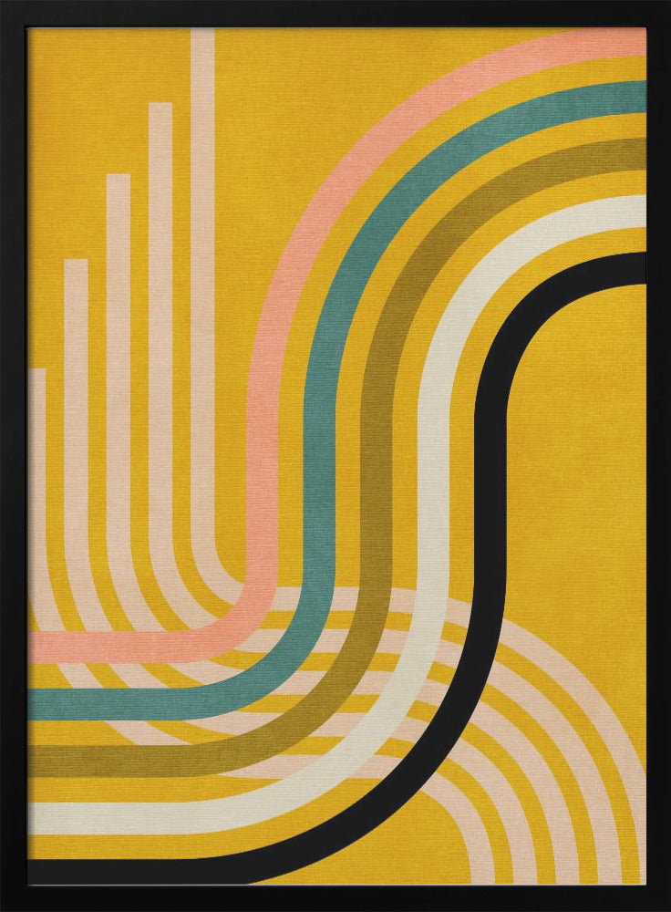 Rainbow Suns 9 Kopie - Stretched Canvas, Poster or Fine Art Print I Heart Wall Art
