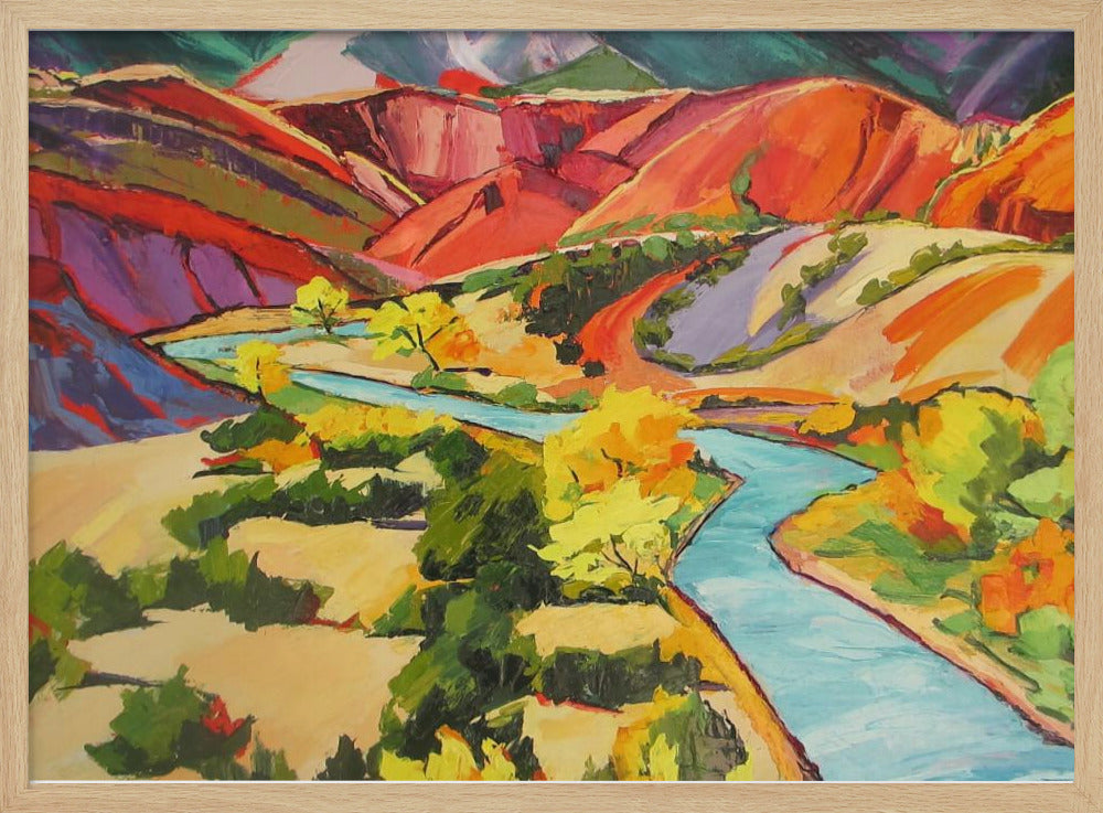 Rainbow Valley - Stretched Canvas, Poster or Fine Art Print I Heart Wall Art