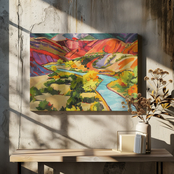 Rainbow Valley - Stretched Canvas, Poster or Fine Art Print I Heart Wall Art