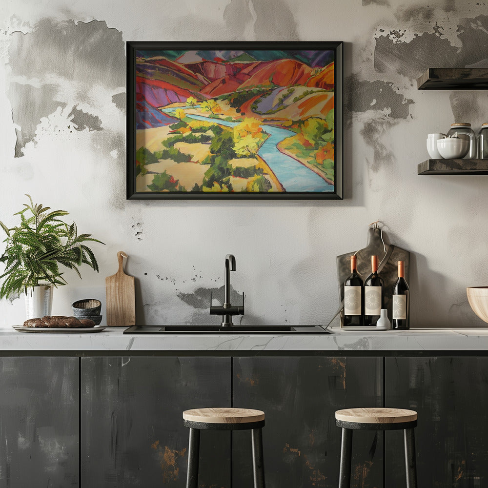 Rainbow Valley - Stretched Canvas, Poster or Fine Art Print I Heart Wall Art