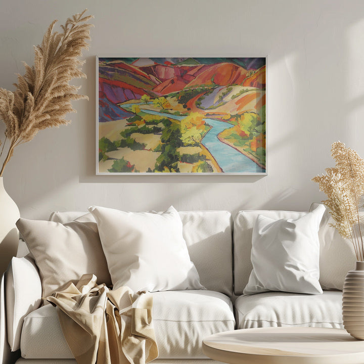 Rainbow Valley - Stretched Canvas, Poster or Fine Art Print I Heart Wall Art