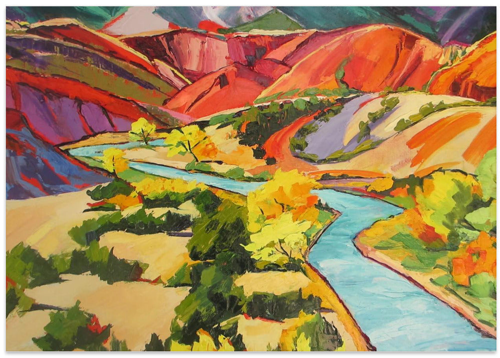 Rainbow Valley - Stretched Canvas, Poster or Fine Art Print I Heart Wall Art