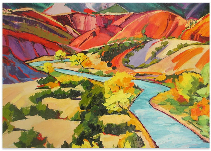 Rainbow Valley - Stretched Canvas, Poster or Fine Art Print I Heart Wall Art
